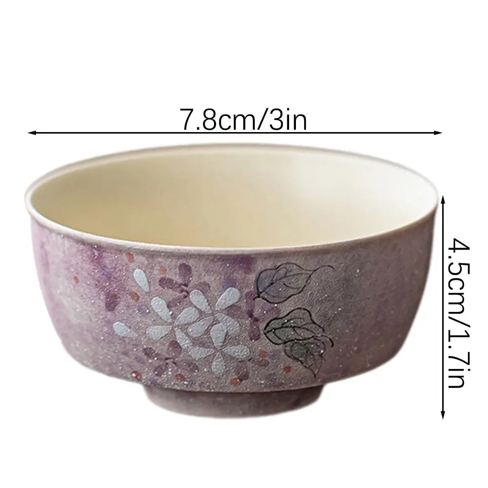 Handmade Ceramic Tea Cup Set | Vintage Kung Fu Tea Mugs