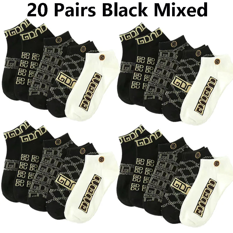 Men's Winter Ankle Socks | Breathable Low-Cut Fashion Socks