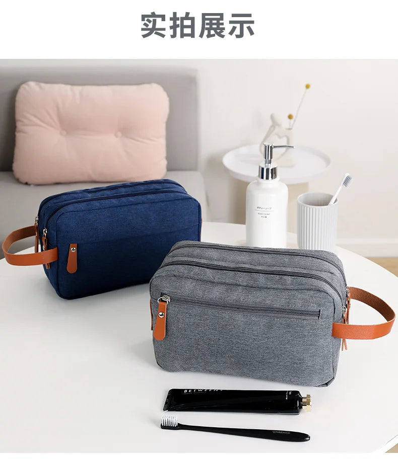 Waterproof Toiletry Bag for Men | Travel Organizer Dopp Kit