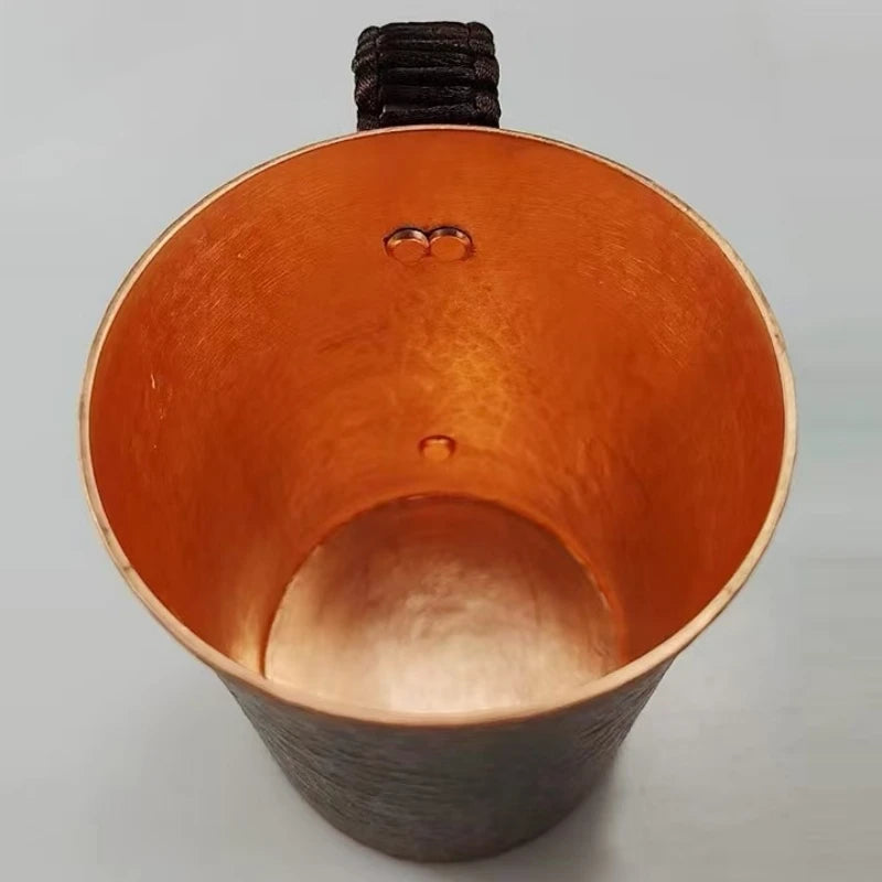 Vintage Pure Copper Mug | Handcrafted Moscow Mule Tumbler