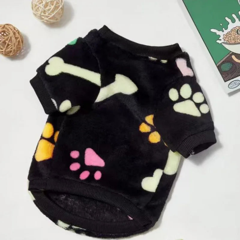 Warm Flannel Dog Sweater | Stylish Winter Pet Clothing
