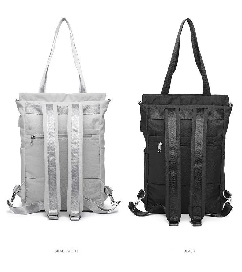 Stylish Waterproof Laptop Backpack for Women | USB Charging
