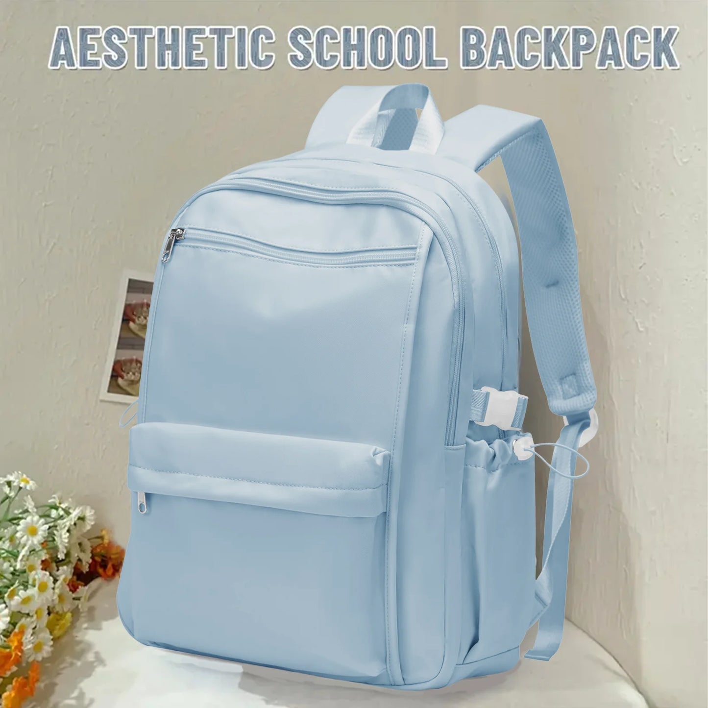 Large Capacity Waterproof School Bag for Girls | Stylish & Practical