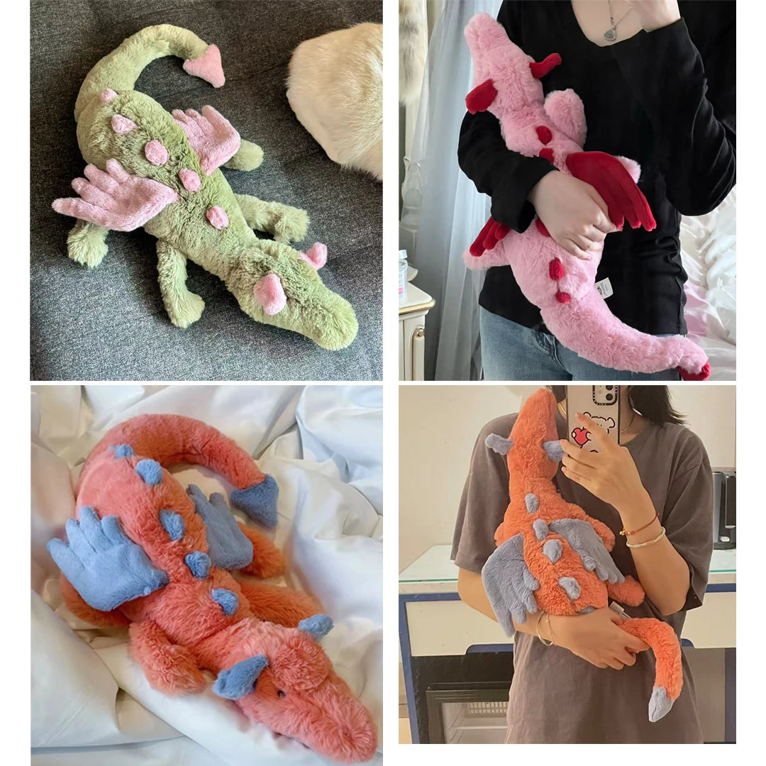 60cm Plush Matcha Cherry Dragon Baby Doll Pillow | Holiday Gift