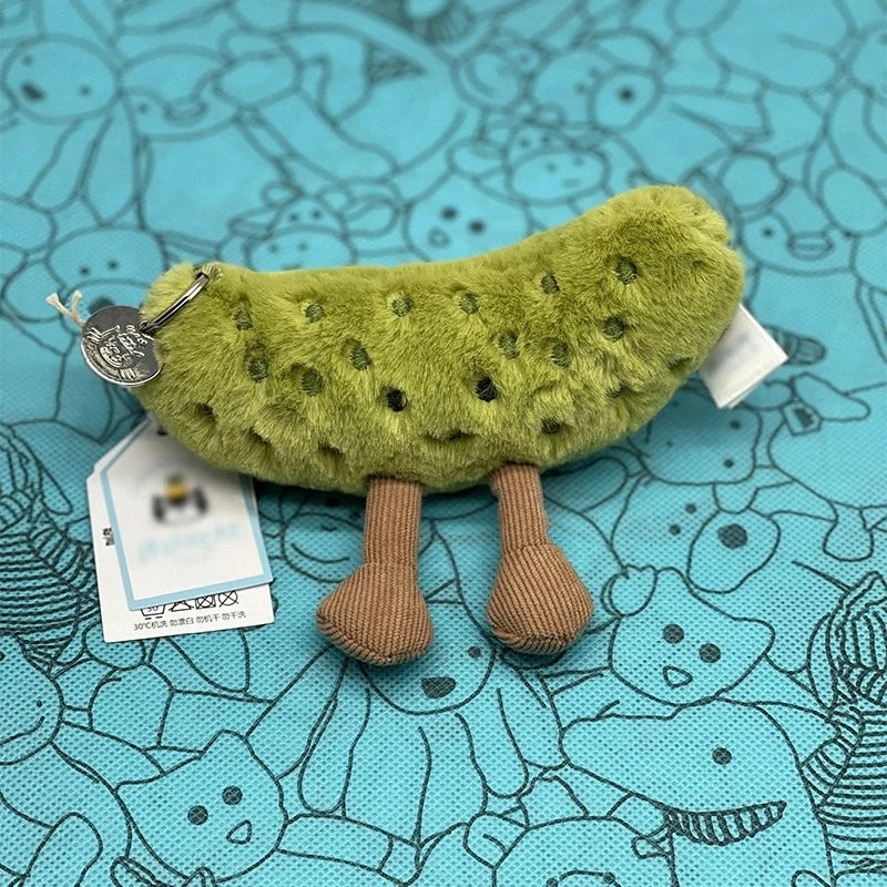 Cute White Dragon Plush Keychain | Soft Stuffed Animal Charm