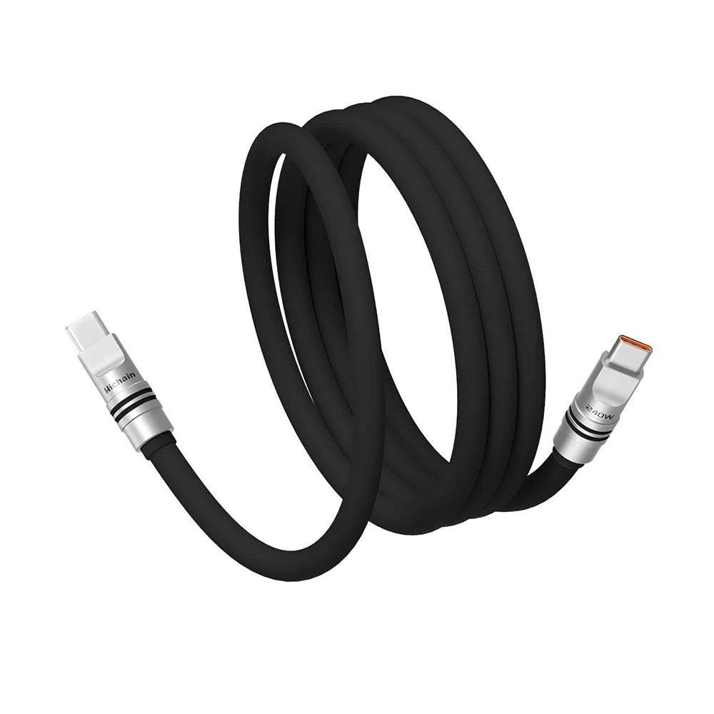 PD240W USB C Fast Charging Cable | Soft Silicone Type-C Cable