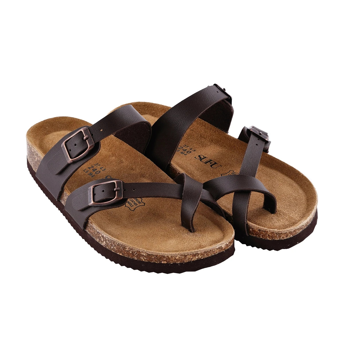Comfortable Women's Cork Slippers | Stylish Beach Sandals