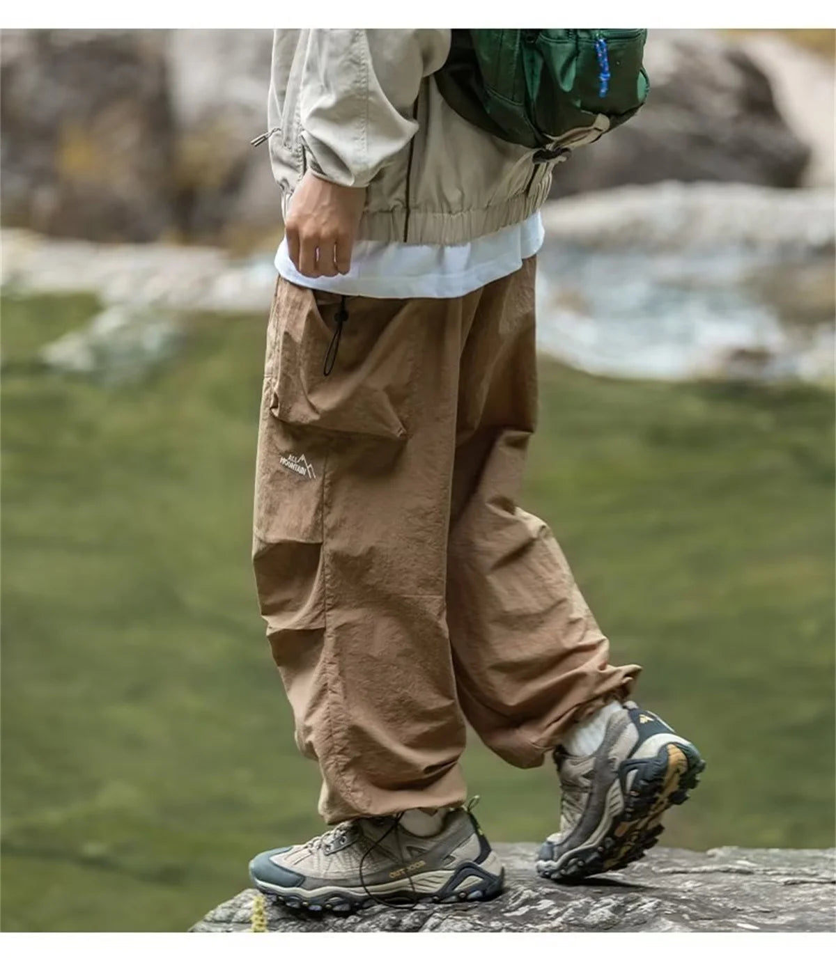 Men's Waterproof Hip Hop Cargo Pants | Stylish Casual Workwear