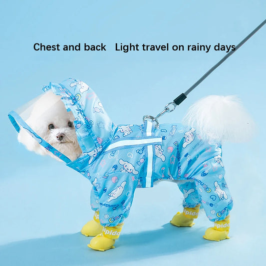 Elegante impermeable para perros de todos los tamaños