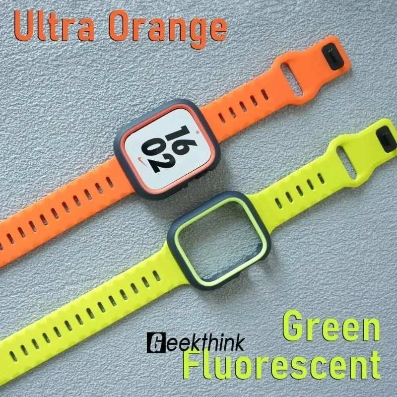 Versatile TPU Case & Silicone Strap for Smartwatches