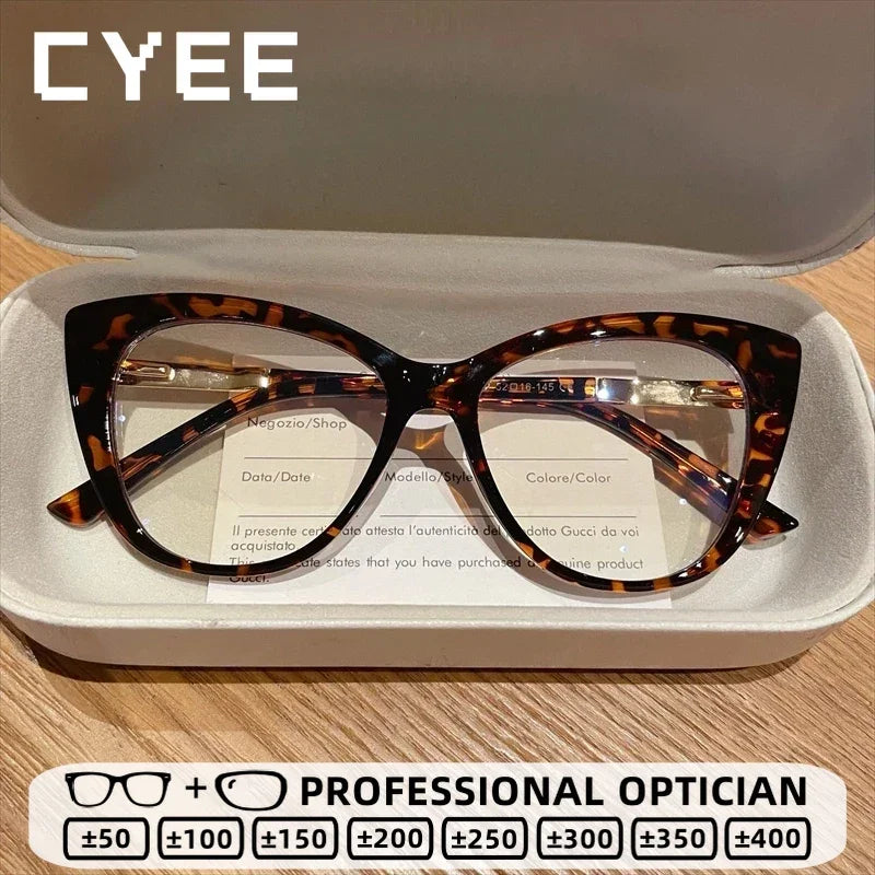 Fashion Cat Eye Blue Light Reading Glasses for Women