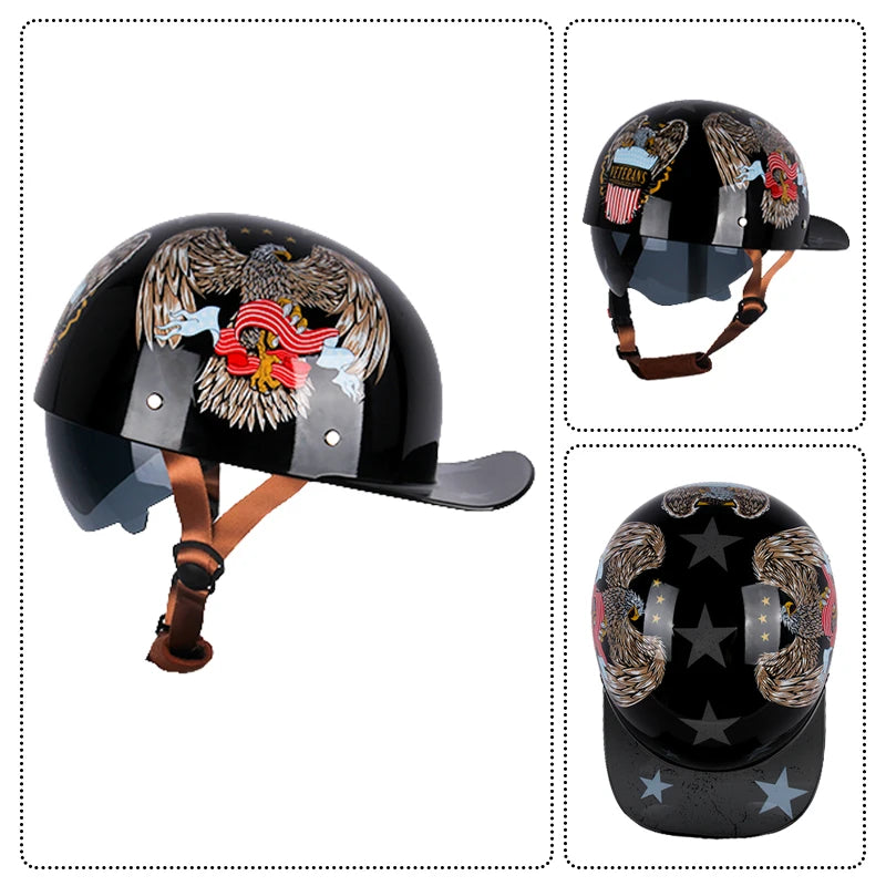Vintage Personalized Baseball Caps & Half Helmets for All