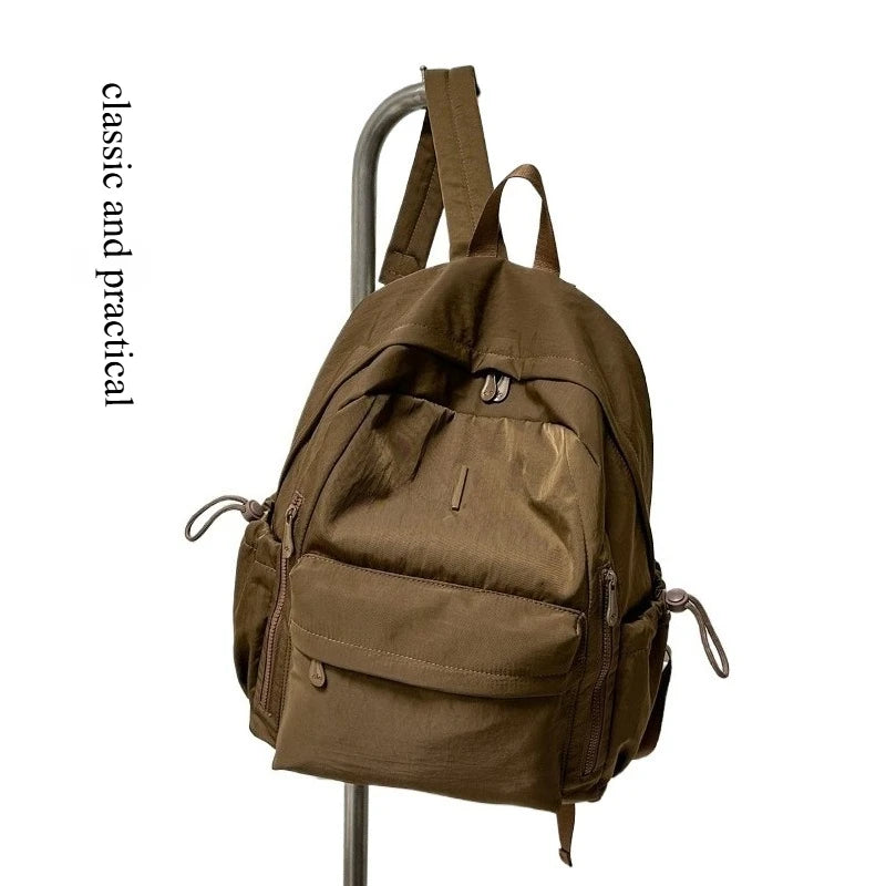2026Classic practical women's new commuting high-value backpack trendy brand simple and lightweight backpack collegestudent bag