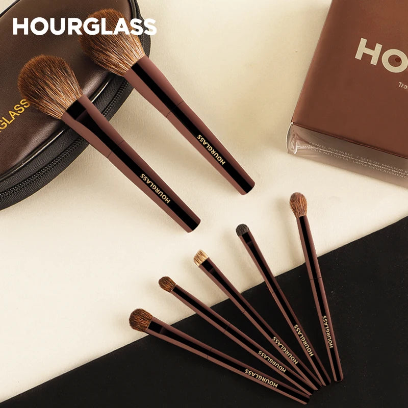 Mini Portable Makeup Brush Set | 7 High-Quality Soft Brushes
