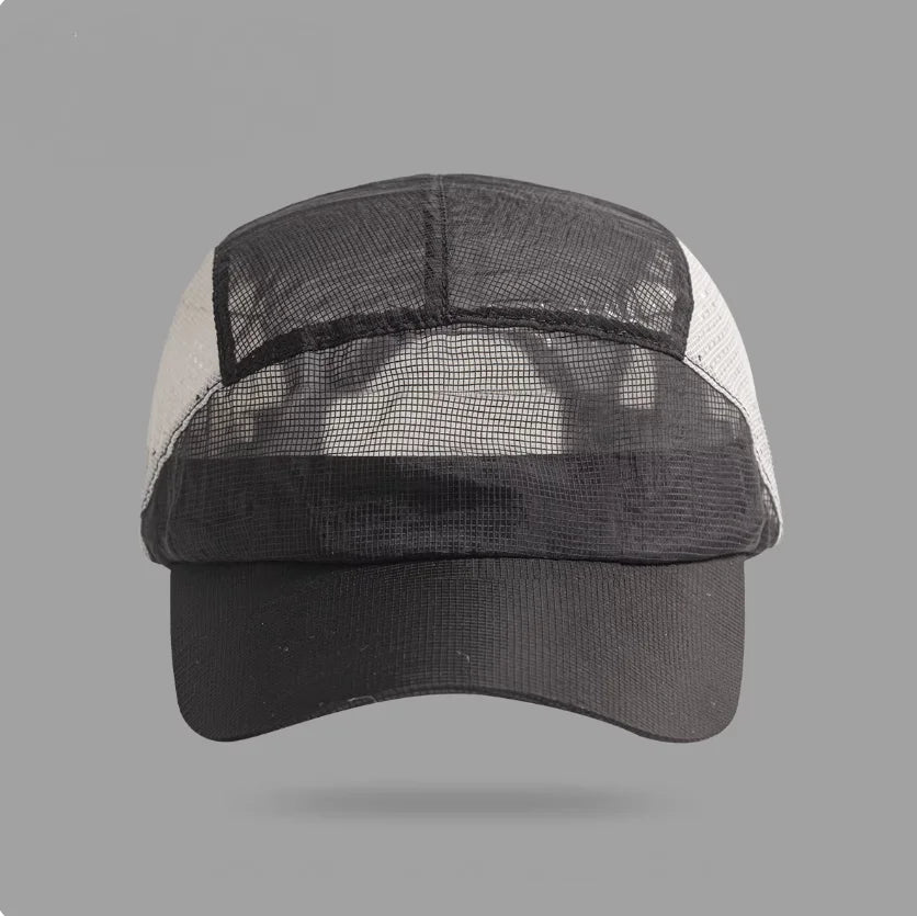 Lightweight Color Block Mesh Baseball Cap for Summer Sports