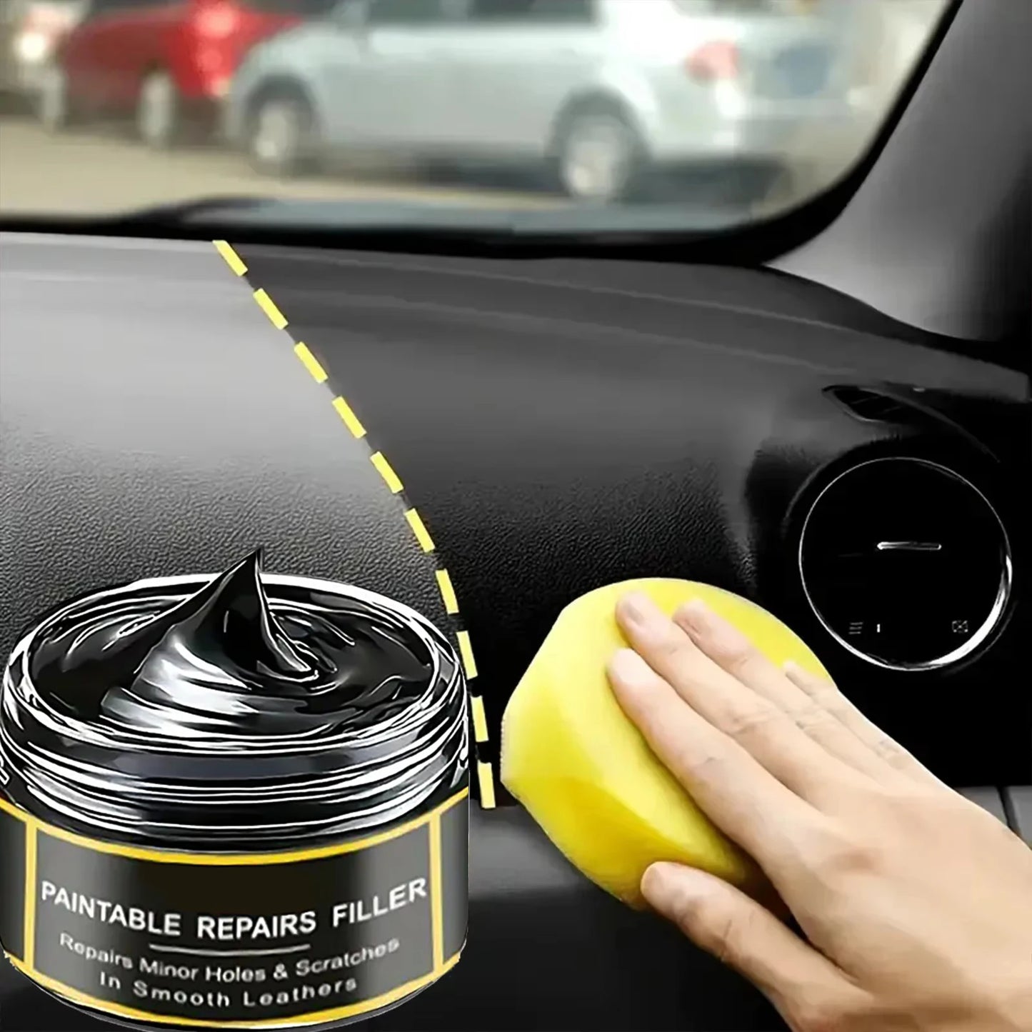 Car Interior Plastic Leather Scratch Repair Paste | Anti-Aging Solution
