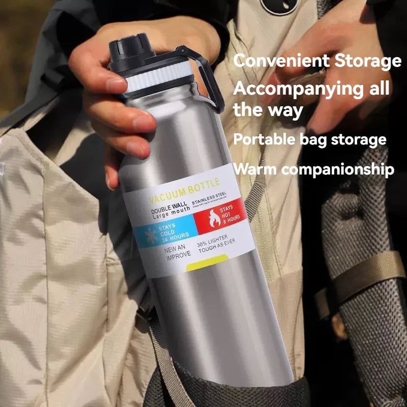 Stainless Steel Vacuum Thermos Bottle | Insulated Sport Mug