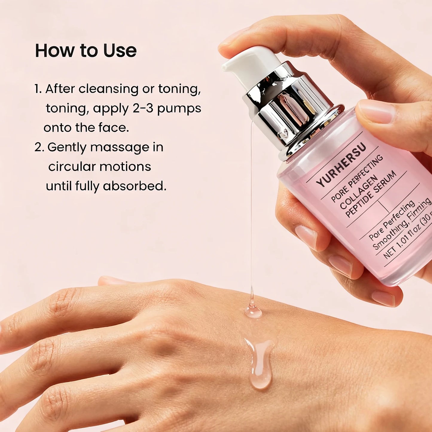 Collagen Peptides Face Serum | Anti-Aging & Firming Essence