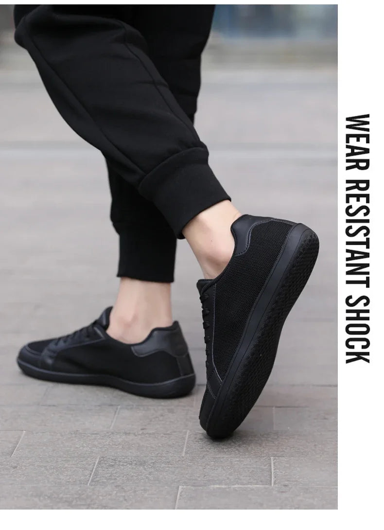 Men's Barefoot Wide Toe Box Walking Shoes Extra Width Minimalist Shoes Breathable Zero Drop Comfortable Shoes Fashion Sneakers