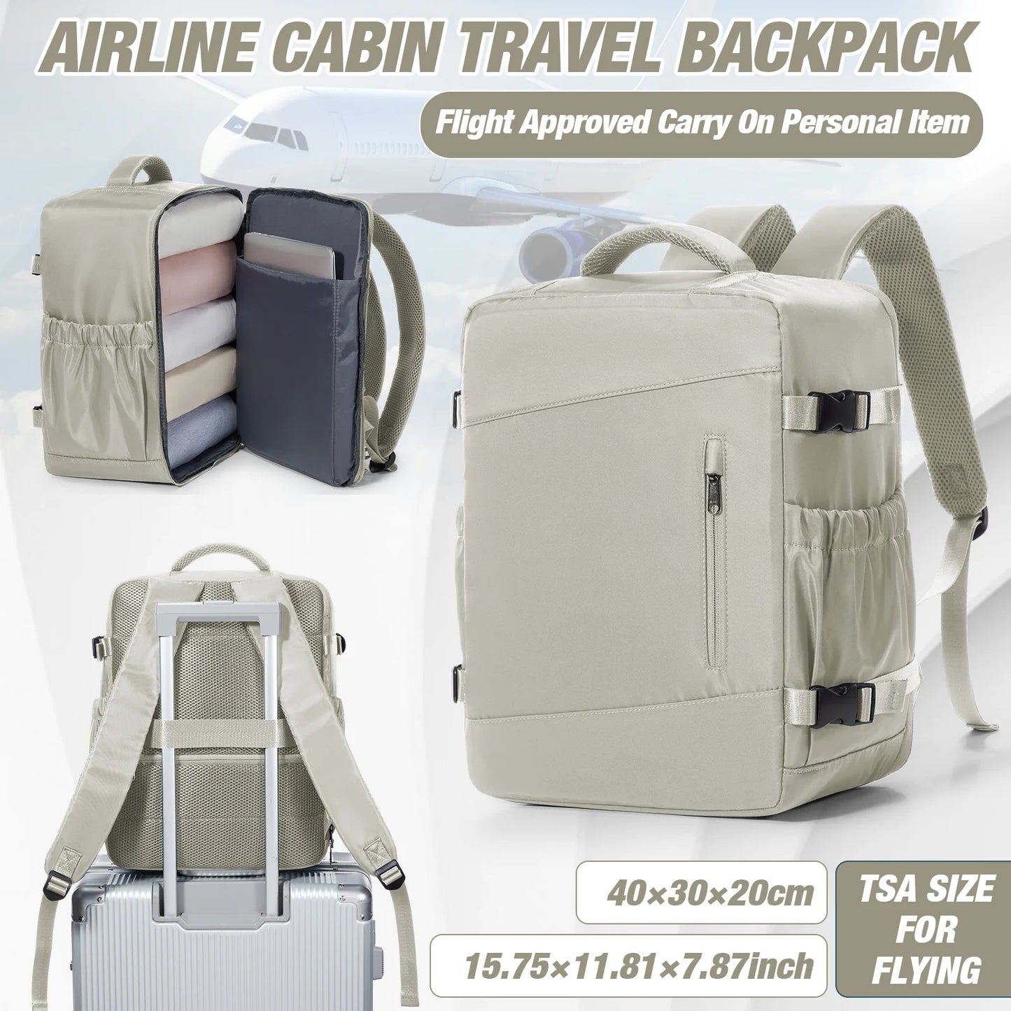 Underseat Travel Backpack | Versatile Laptop & Business Backpack