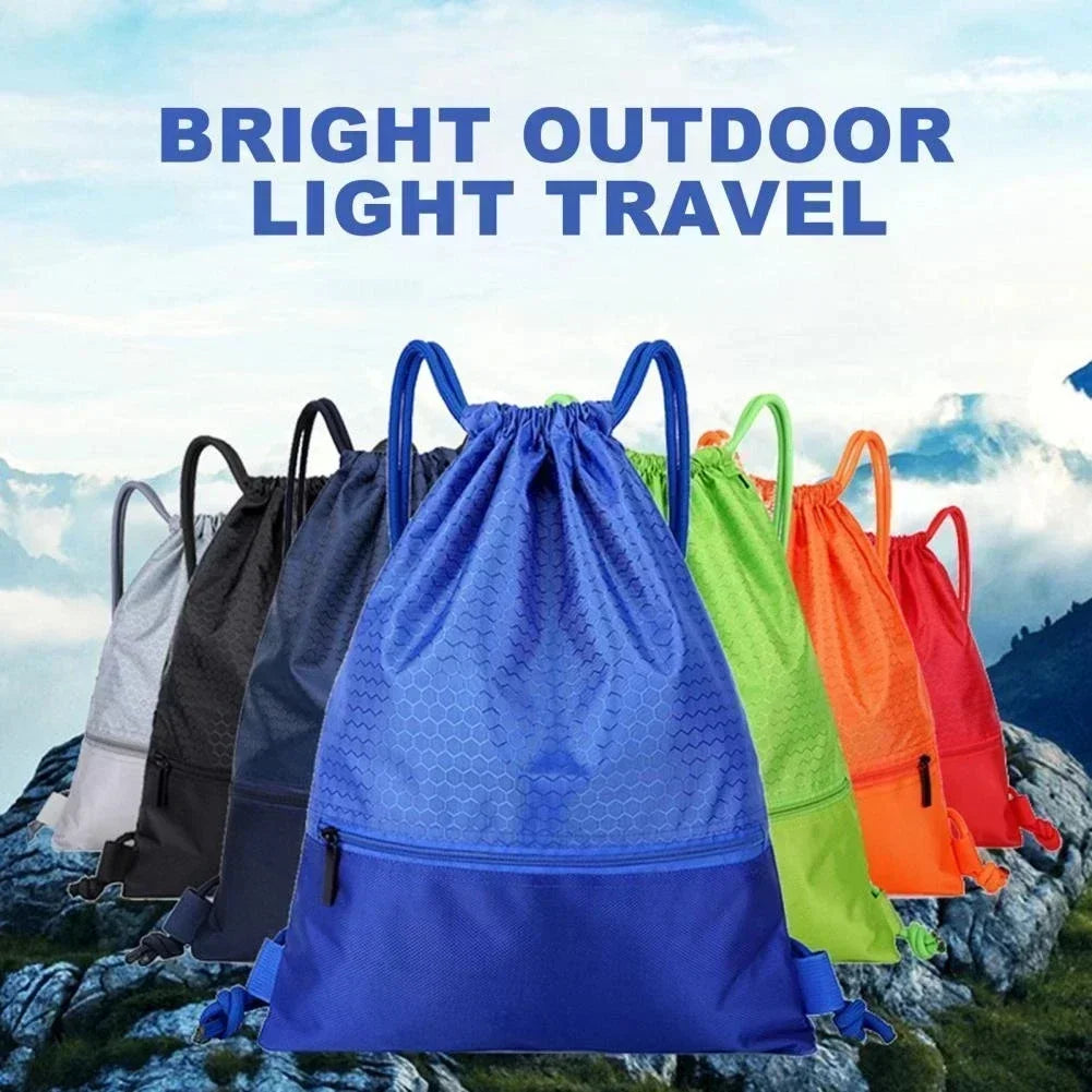 Lightweight Drawstring Fitness Backpack | Perfect for Sports and Travel