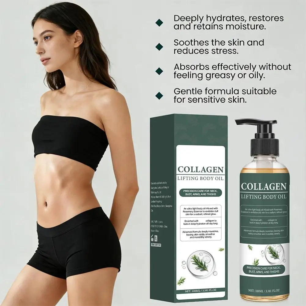 Collagen Body Oil for Moisturizing and Skin Tightening