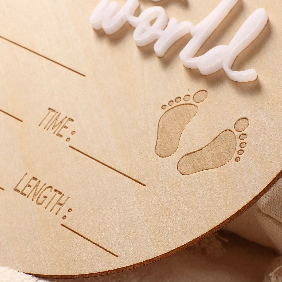 Newborn Baby Photo Props | Cute Wooden Photography Ideas