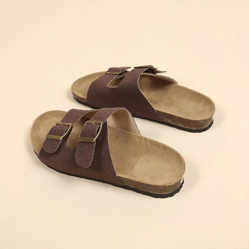 Women's Stylish Flat Beach Sandals | Comfortable Outdoor Slippers