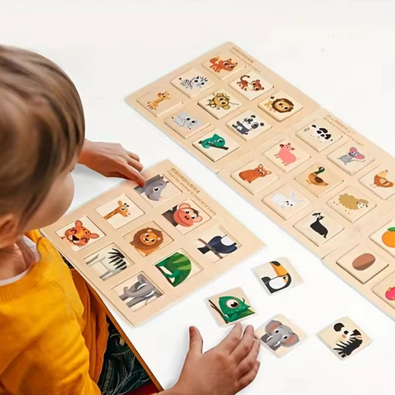 Wooden Cognitive Matching Puzzle | Fun Educational Toy for Kids