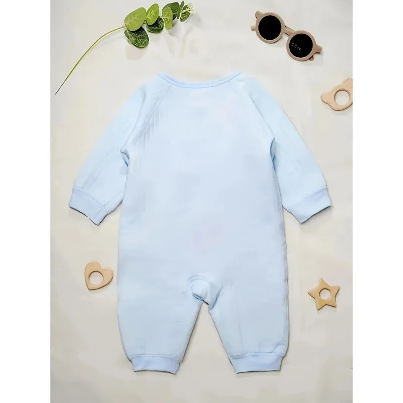 Cute Infant Baby Romper Jumpsuit with Hat | All Seasons Outfit