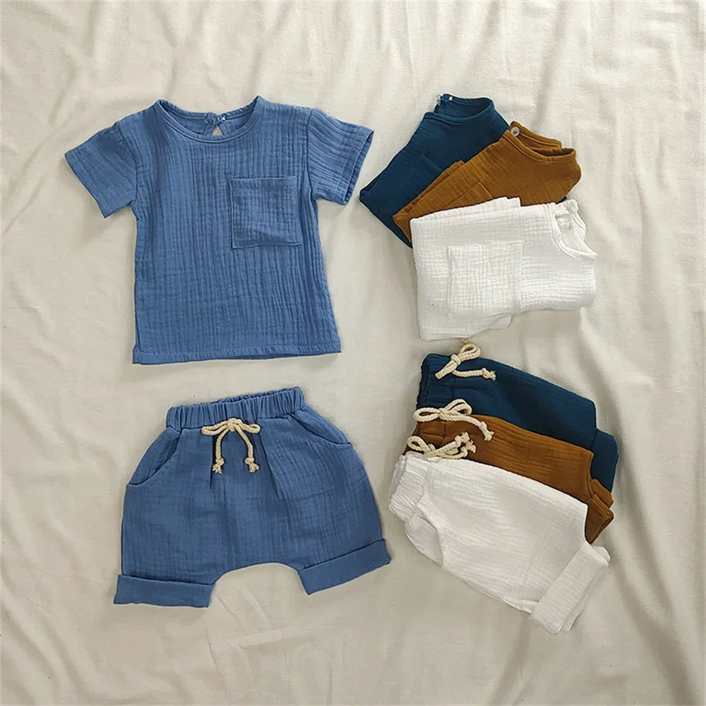 Cotton Infant Outfit Set | Soft Clothes for Newborns & Toddlers