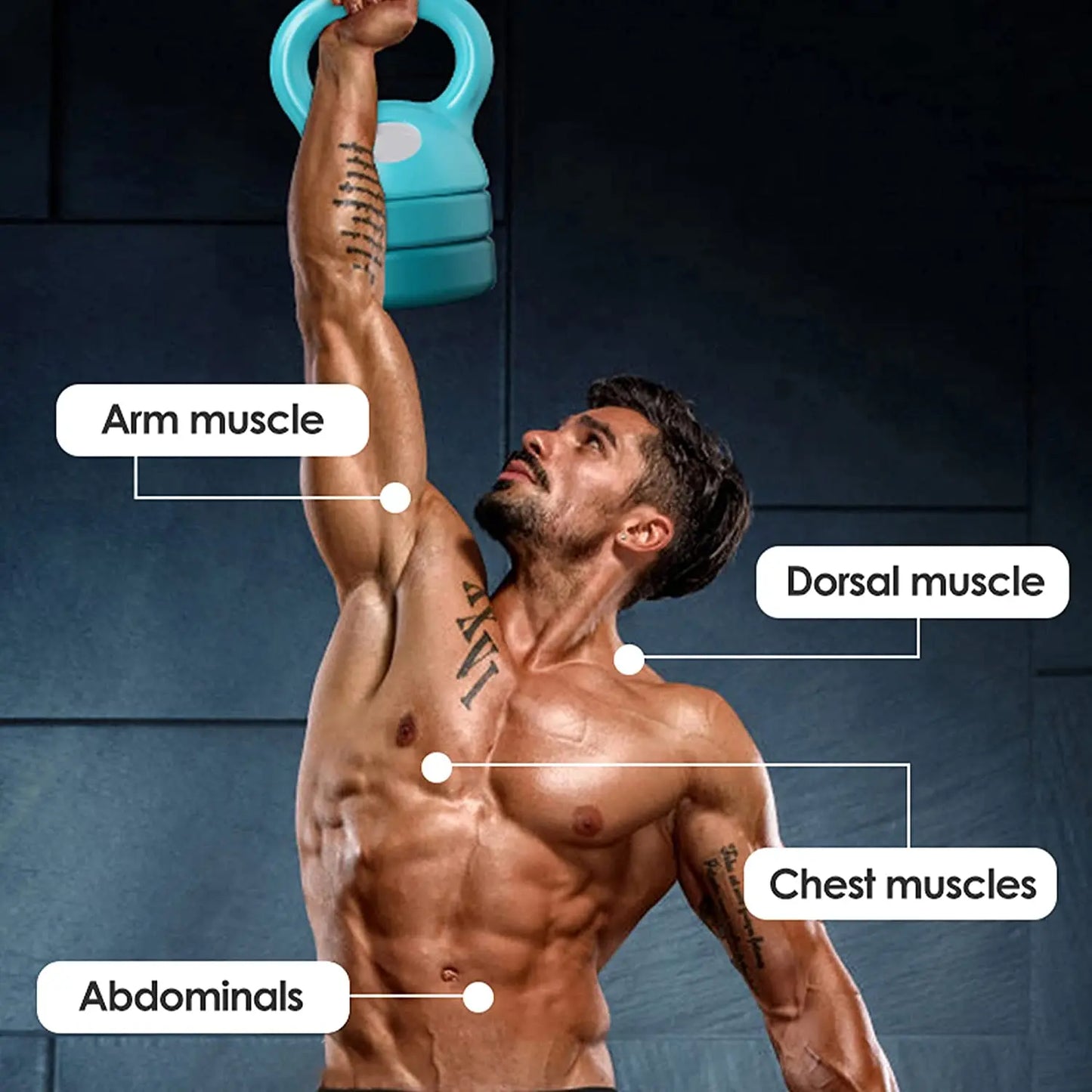 Custom Adjustable Weight Lifting Kettlebell Set for Strength Training