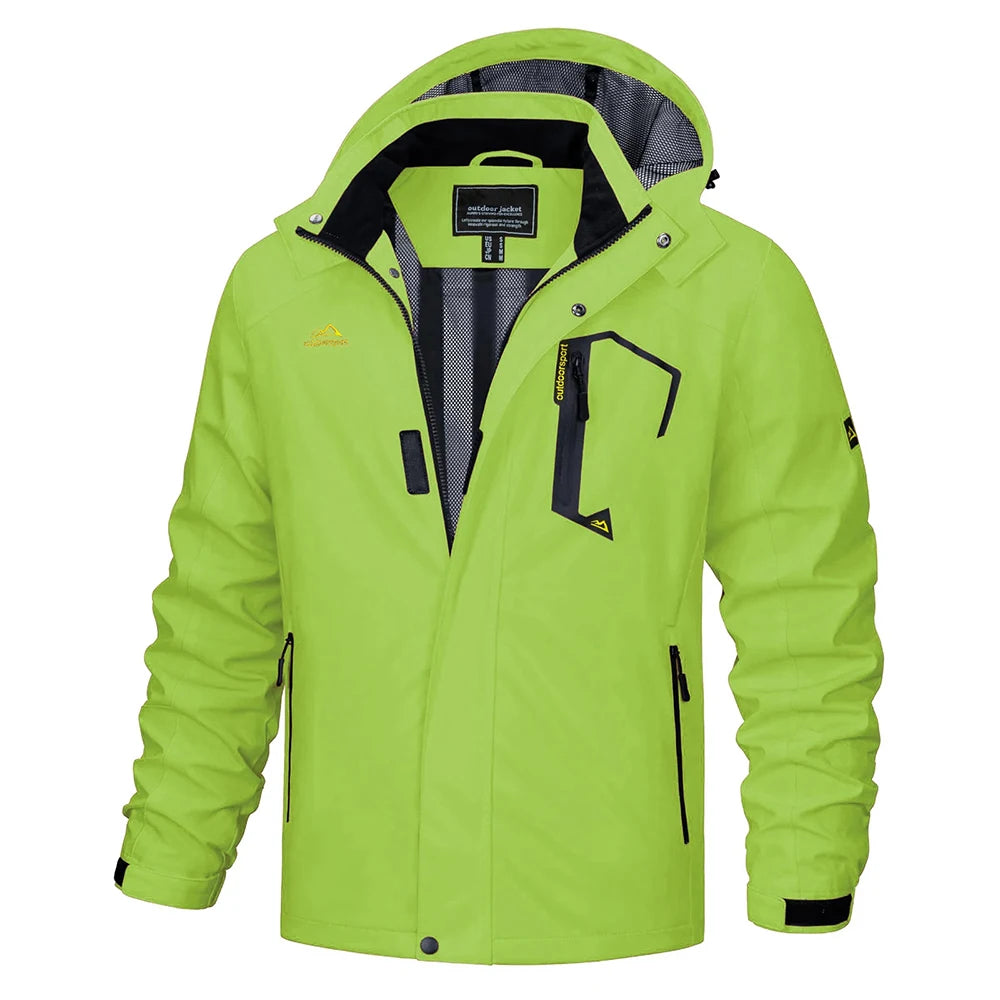 Chaqueta Impermeable Ligera para Hombre | Cortavientos Versátil para Exteriores