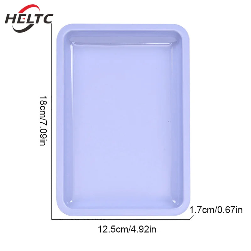 Solid Stainless Steel Rectangle Dessert Plate | Japanese-style Tray