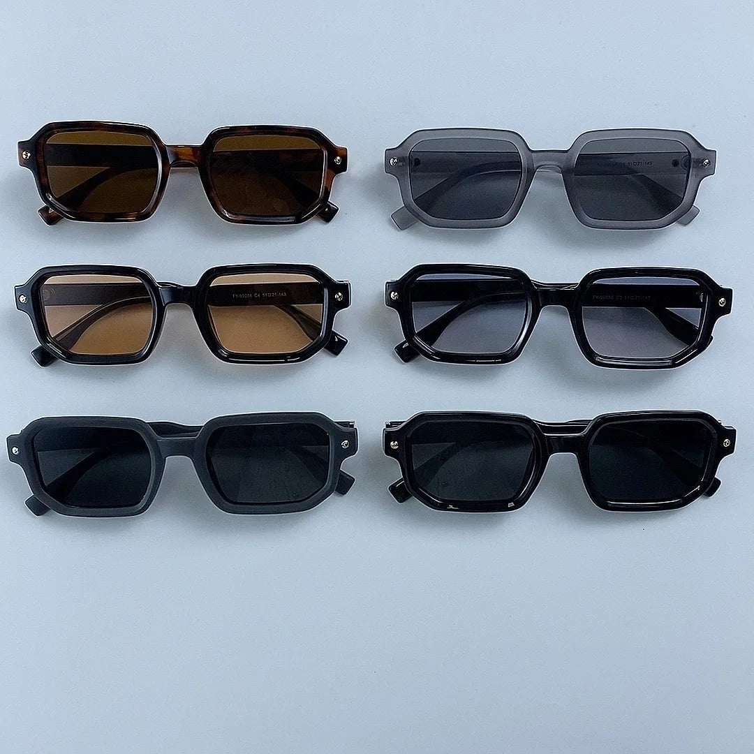 Vintage Photochromic Square Sunglasses for Men | Retro Steampunk Style