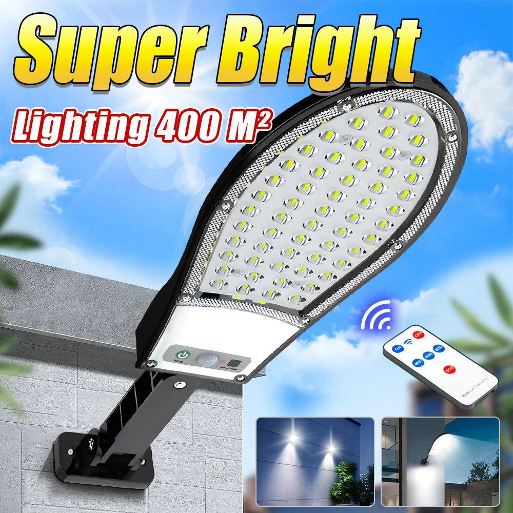 30W Solar Flood Light with Remote Control | Waterproof Outdoor Spotlight