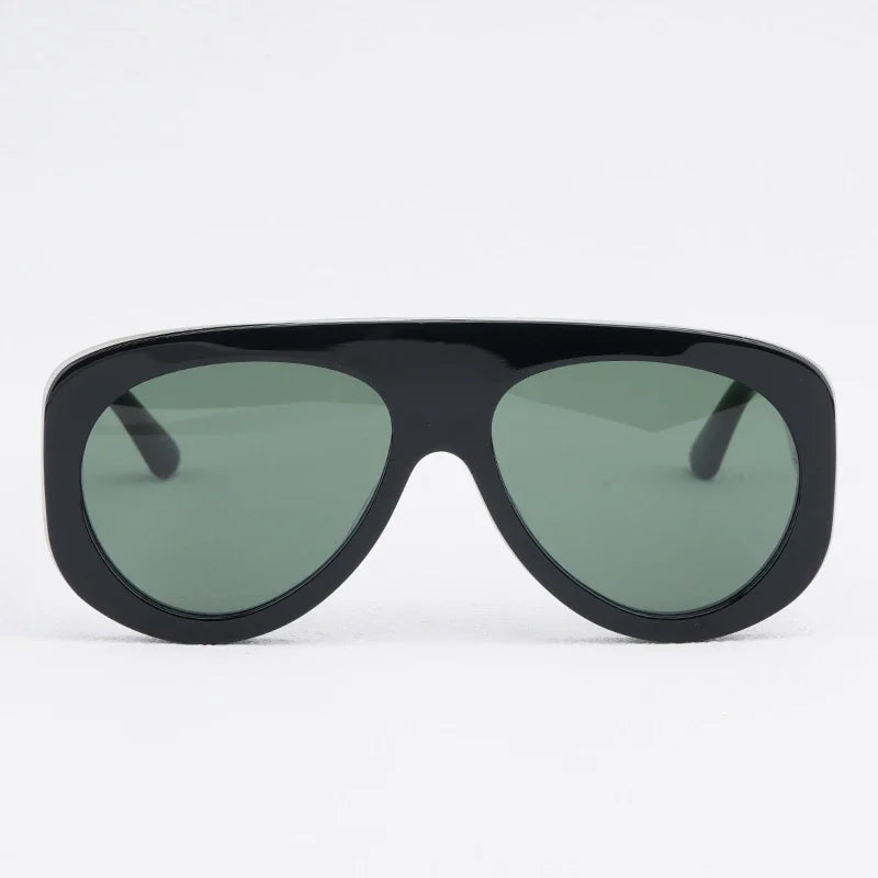 Trendy Retro Oval Sunglasses | Stylish Luxury Eyewear for Outdoors
