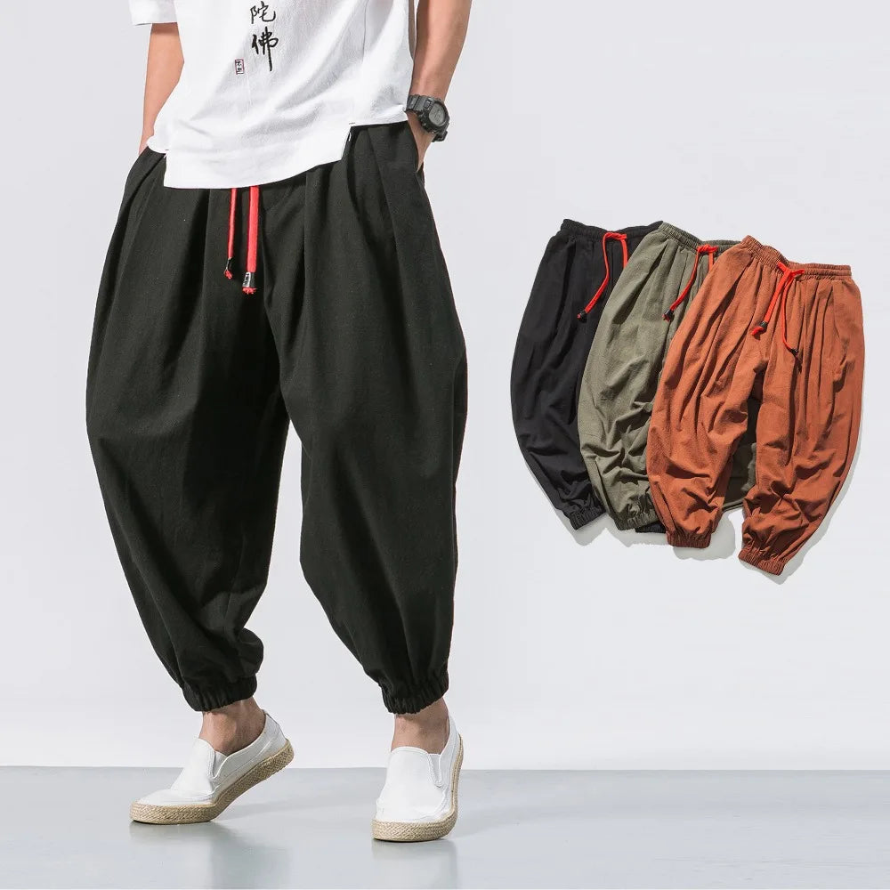 Oversized Men's Harem Pants | Comfortable Loose Fit Joggers