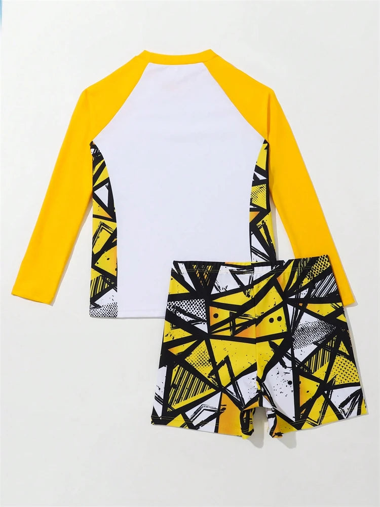 Boys Long Sleeve Swimwear | Stylish and Comfortable Beach Outfit
