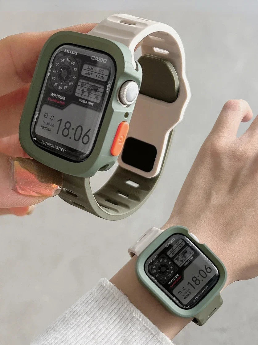 Silicone Case and Strap for Smart Watches | Comfortable & Durable