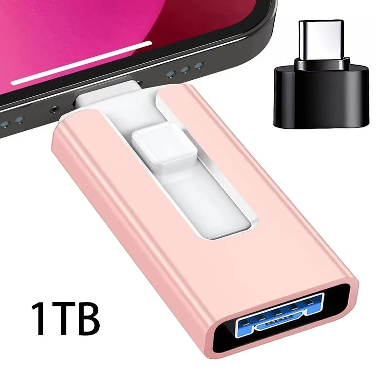 4in1 OTG Flash Drive 512GB | USB 3.0 & Type-C Memory Stick