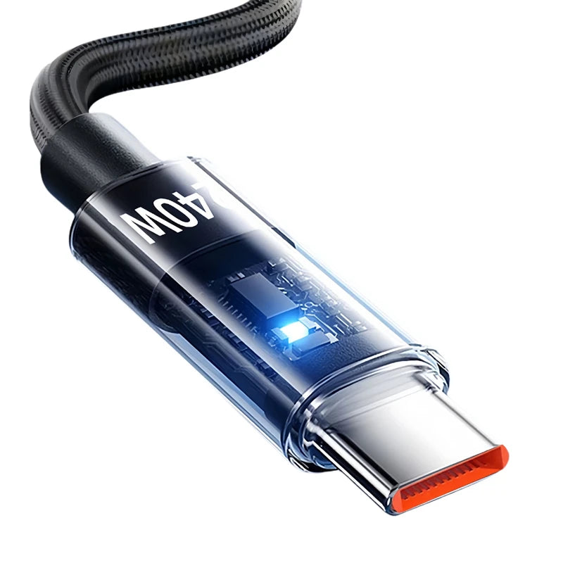 Super Fast Charging USB C Cable | 240W Dual Type C Charger