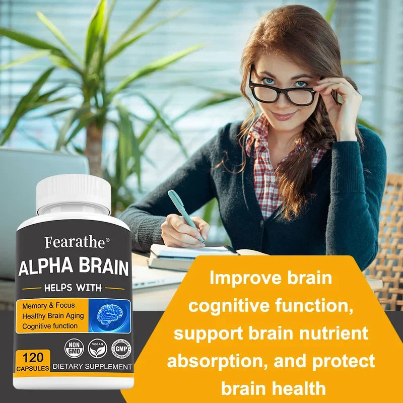 Nootropic Brain Supplement for Memory & Mental Clarity