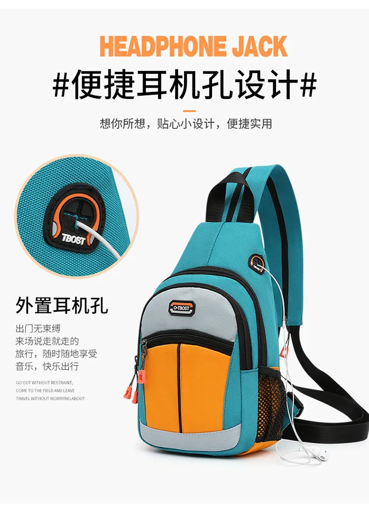 Women's Multifunctional Crossbody Bag | Waterproof Oxford Fabric