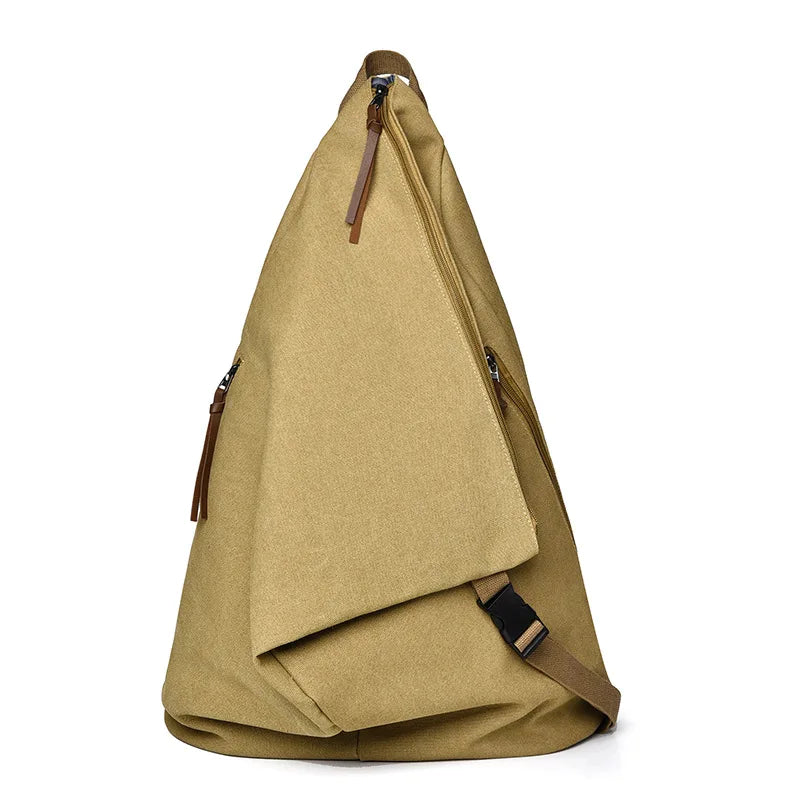 Large Capacity Canvas Backpack for Travel & Commute | Stylish & Versatile