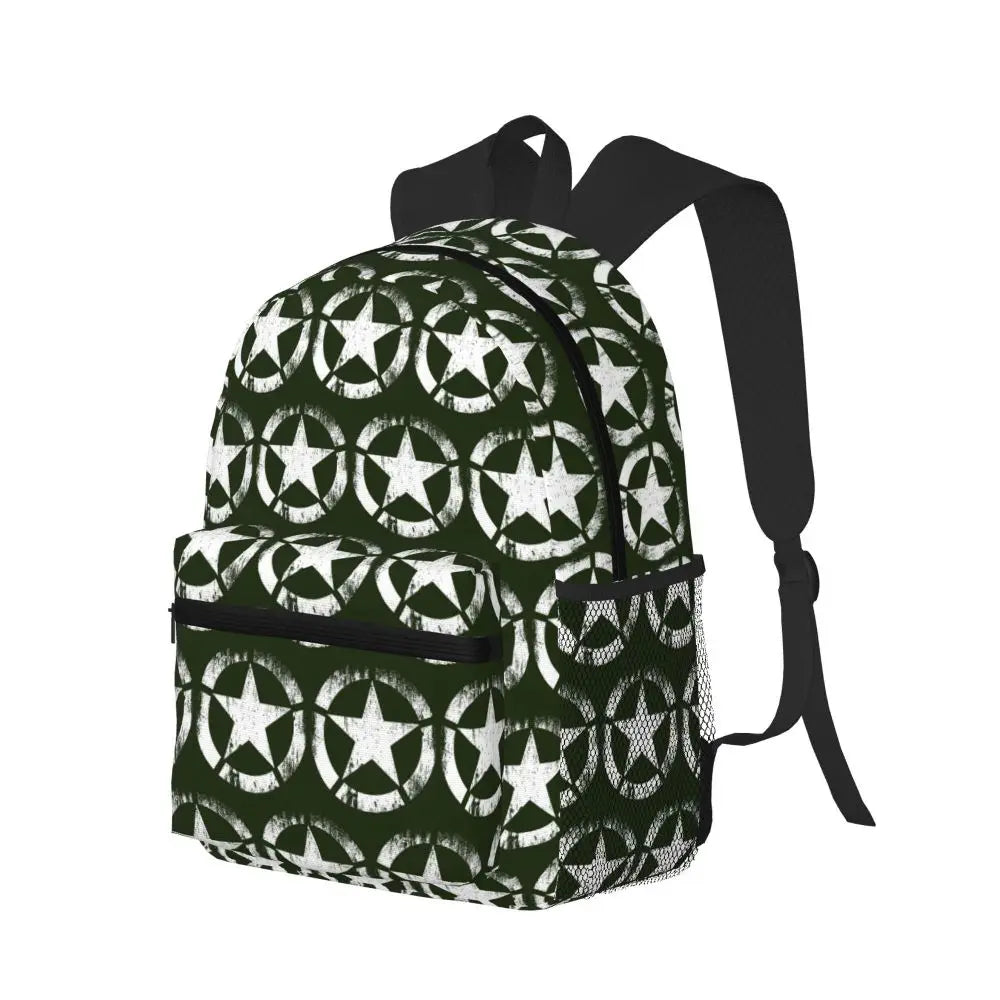 Versatile Military Style Student Backpack for School & Travel