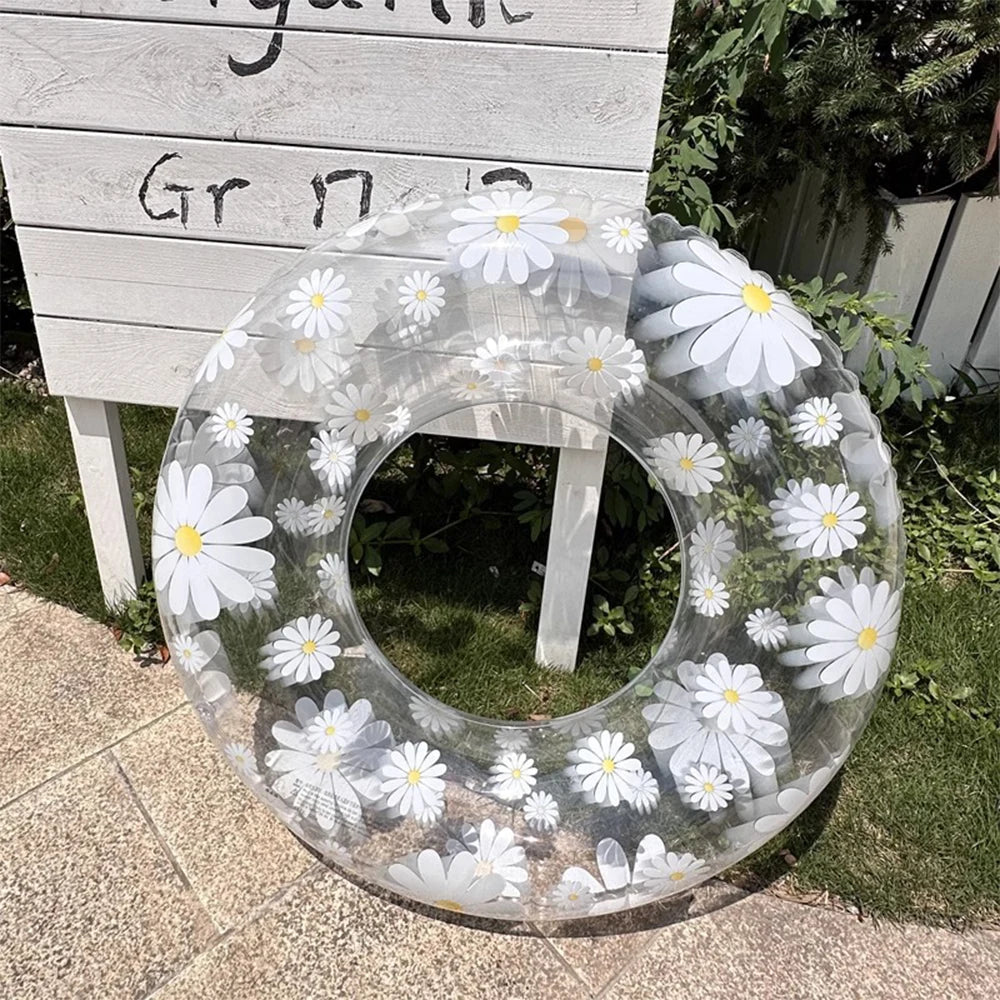 Adult Inflatable Pool Floats | Thickened Swim Rings for Summer Fun