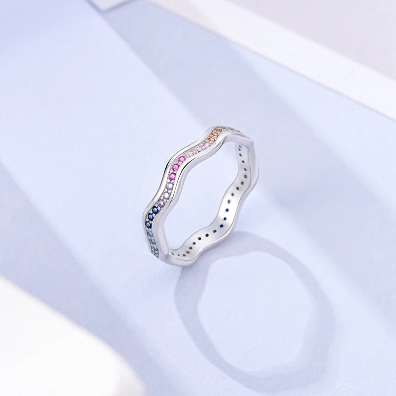 High-Quality 925 Sterling Silver Infinite Love Ring for Women