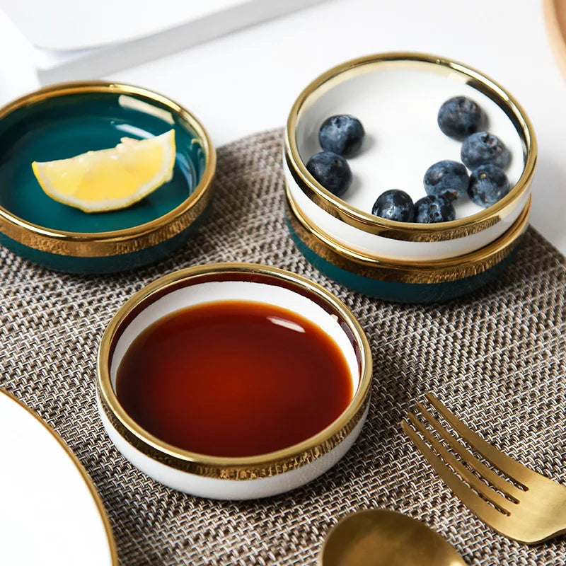 Elegant Ceramic Small Dishes for Sauces | Perfect Dining Accessory