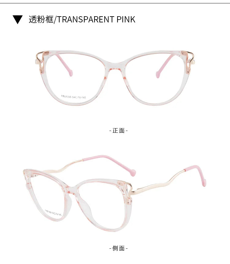 Stylish Handmade Cat Eye Prescription Glasses for Women
